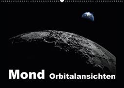 Mond Orbitalansichten (Wandkalender 2021 DIN A2 quer)