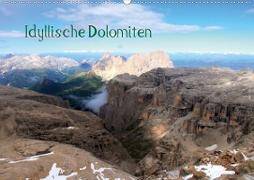 Idyllische Dolomiten (Wandkalender 2021 DIN A2 quer)