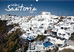 Weißes Santorin (Wandkalender 2021 DIN A2 quer)