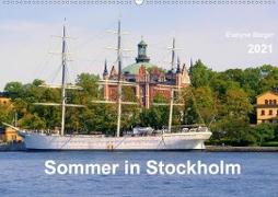 Sommer in Stockholm 2021 (Wandkalender 2021 DIN A2 quer)