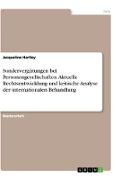 Sondervergütungen bei Personengesellschaften. Aktuelle Rechtsentwicklung und kritische Analyse der internationalen Behandlung