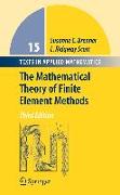 The Mathematical Theory of Finite Element Methods