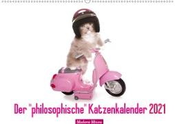Der "philosophische" Katzenkalender 2021 (Wandkalender 2021 DIN A2 quer)