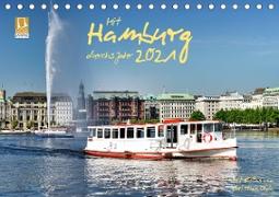 Mit Hamburg durchs Jahr 2021 (Tischkalender 2021 DIN A5 quer)