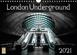 London Underground 2021 (Wall Calendar 2021 DIN A4 Landscape)