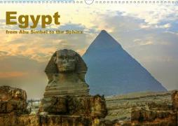 Egypt - from Abu Simbel to the Sphinx (Wall Calendar 2021 DIN A3 Landscape)