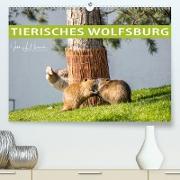 Tierisches Wolfsburg (Premium, hochwertiger DIN A2 Wandkalender 2021, Kunstdruck in Hochglanz)