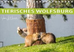 Tierisches Wolfsburg (Tischkalender 2021 DIN A5 quer)