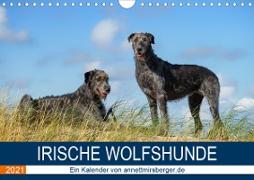 Irische Wolfshunde (Wandkalender 2021 DIN A4 quer)