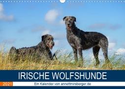 Irische Wolfshunde (Wandkalender 2021 DIN A3 quer)