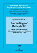 Proceedings of Methods XVI