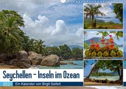 Seychellen - Inseln im Ozean (Wandkalender 2021 DIN A3 quer)