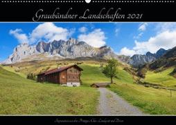 Graubündner Landschaften 2021 (Wandkalender 2021 DIN A2 quer)