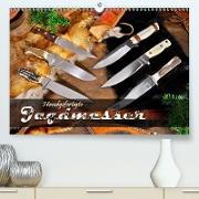 Handgefertigte Jagdmesser (Premium, hochwertiger DIN A2 Wandkalender 2021, Kunstdruck in Hochglanz)