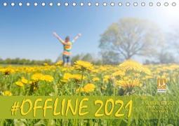#OFFLINE (Tischkalender 2021 DIN A5 quer)