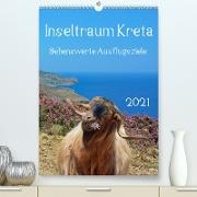 Inseltraum Kreta - Sehenswerte Ausflugsziele (Premium, hochwertiger DIN A2 Wandkalender 2021, Kunstdruck in Hochglanz)