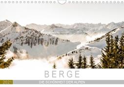 Berge - Die Schönheit der Alpen (Wandkalender 2021 DIN A4 quer)