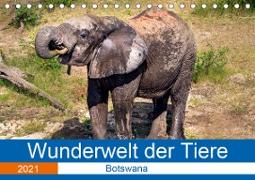 Wunderwelt der Tiere - Botswana (Tischkalender 2021 DIN A5 quer)
