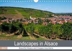 Landscapes in Alsace (Wall Calendar 2021 DIN A4 Landscape)