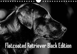 Flatcoated Retriever Black Edition (Wandkalender 2021 DIN A4 quer)