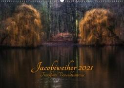 Jacobiweiher - Frankfurts Vierwaldstättersee (Wandkalender 2021 DIN A2 quer)