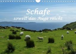 Schafe - soweit das Auge reicht (Wandkalender 2021 DIN A4 quer)
