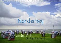 Norderney - von barfuß bis Lackschuh (Wandkalender 2021 DIN A4 quer)