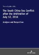 The South China Sea Conflict after the Arbitration of July 12, 2016
