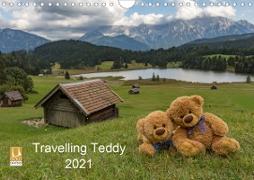 Travelling Teddy 2021 (Wandkalender 2021 DIN A4 quer)