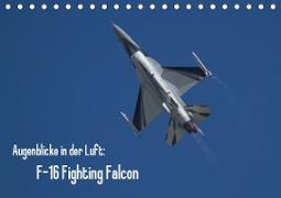 Augenblicke in der Luft: F-16 Fighting Falcon (Tischkalender 2021 DIN A5 quer)