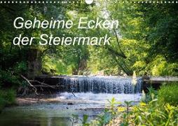 Geheime Ecken der Steiermark (Wandkalender 2021 DIN A3 quer)