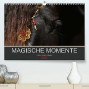 Magische Momente - Pferde Horses Caballos (Premium, hochwertiger DIN A2 Wandkalender 2021, Kunstdruck in Hochglanz)