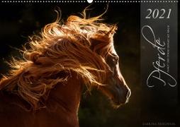 Pferde - Anmut und Stärke gepaart mit Magie (Wandkalender 2021 DIN A2 quer)