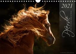 Pferde - Anmut und Stärke gepaart mit Magie (Wandkalender 2021 DIN A4 quer)