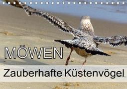Möwen - Zauberhafte Küstenvögel (Tischkalender 2021 DIN A5 quer)