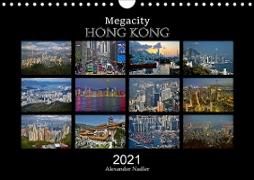 Megacity Hong Kong (Wandkalender 2021 DIN A4 quer)