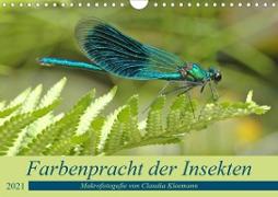 Farbenpracht der Insekten (Wandkalender 2021 DIN A4 quer)