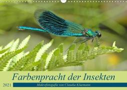 Farbenpracht der Insekten (Wandkalender 2021 DIN A3 quer)