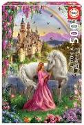 Educa Puzzle. Fairy and Unicorn 500 Teile