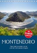 Montenegro - das Land zwischen Adria und den schwarzen Bergen (Tischkalender 2021 DIN A5 hoch)