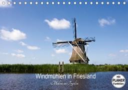 Windmühlen in Friesland - Molens in Fryslan (Tischkalender 2021 DIN A5 quer)