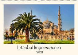 Istanbul Impressionen (Wandkalender 2021 DIN A2 quer)