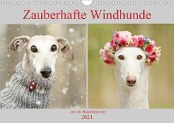 Zauberhafte Windhunde (Wandkalender 2021 DIN A4 quer)