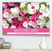 Balkonblumen. Die Blütenpracht für Blumenkästen (Premium, hochwertiger DIN A2 Wandkalender 2021, Kunstdruck in Hochglanz)