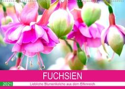 Fuchsien. Liebliche Blumenkelche aus dem Elfenreich (Wandkalender 2021 DIN A2 quer)