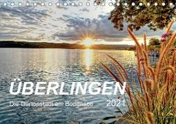 Überlingen 2021 - Die Gartenstadt am Bodensee (Tischkalender 2021 DIN A5 quer)