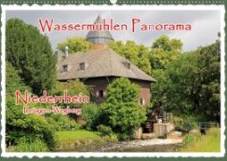 Wassermühlen Panorama Niederrhein Brüggen-Wegberg (Wandkalender 2021 DIN A2 quer)