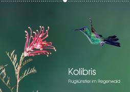 Kolibris - Flugkünstler im Regenwald (Wandkalender 2021 DIN A2 quer)