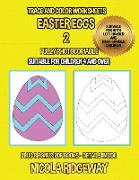 Trace and color worksheets (Easter Eggs 2)