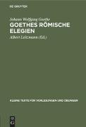 Goethes römische Elegien